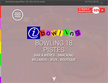 Tablet Screenshot of ibowling.fr